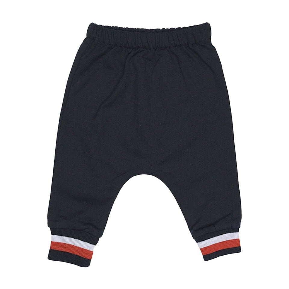 Ayıcık Desenli Kolej Montlu 3'lü Bebek Takım - Mevsimlik Hırka, Body ve Pantolon